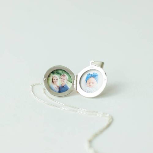 Gold Filled Photo Heirloom Locket Also in Sterling Silver - We can Add Photos