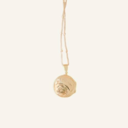 Dainty Etched Gold Filled or Sterling Silver Photo Heirloom Locket on Satellite Chain